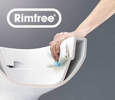 Geberit iCon Rimfree® 壁掛馬桶｜含緩降蓋不含水箱